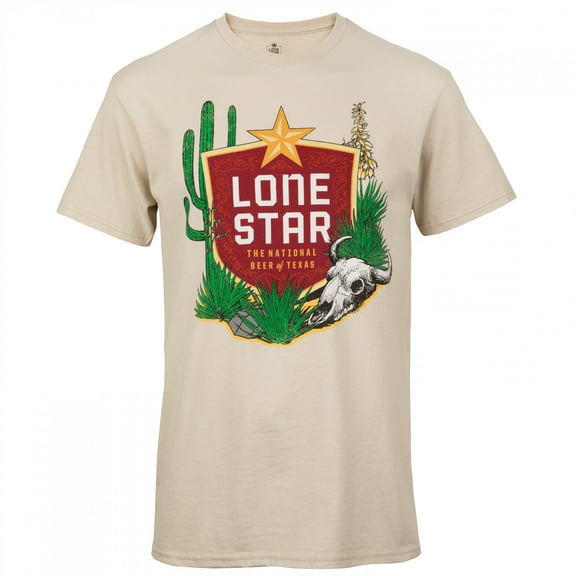 Lone Star Beer Texan Desert T-Shirt-Large