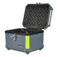thumbnail image 4 of Baul Trasero Caja Moto Abs Respaldo Acojinado 45l 1cascos Gris oscuro, 4 of 5
