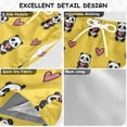 thumbnail image 4 of Kids' Beach Pants Comfortable Swim Trunks Panda Cartoon with Heart Pattern Shorts for Pool Vacation and Lounge Wear 3T, 4 of 8