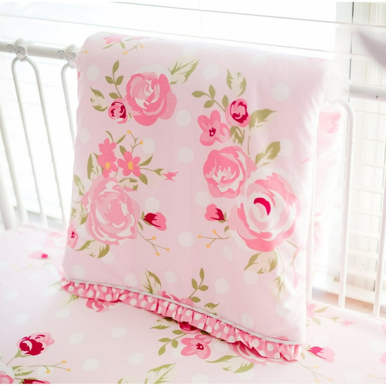 My baby sam rosebud lane 3 piece crib bedding set hot sale