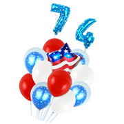 American flag balloons sets,4th of July balloons ,Independence day balloons sets,American flag patriotic decoration,USA memorial day decoration Dot Blue