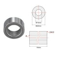 thumbnail image 2 of Uxcell 14x22x10mm Sleeve Bearings Sintered Iron Self-Lubricating Bushing 6 Pack, 2 of 5