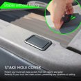 thumbnail image 4 of Stake Hole Cover, Truck Bed Rail Hole  ABS Compact Precise Fit 2PCS  For 1500 2500 2019 To 2023, 4 of 8
