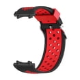thumbnail image 2 of Tone Ventilated Pin Buckle Silicone Watch Strap With Connector, 2 of 4