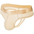 thumbnail image 2 of JOCKMAIL Men's Thong Underwear Ice Silk Bikini Underwear Sexy Low Rise T-Back Under Panties 2-Pack, 2 of 5