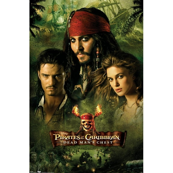 Disney Pirates of the Caribbean: Dead Man's Chest - Group Wall Poster, 22.375" x 34"