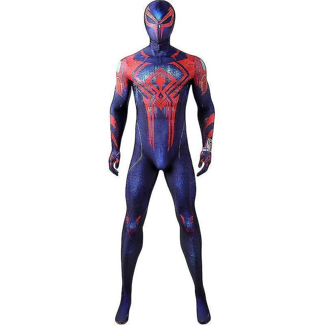 Disfraz de Spider-Man para niños, mono de fiesta, disfraz de Spider-man 2099