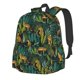 thumbnail image 1 of Disketp Jungle Leopard Yellow Mochila Escolar de Gran Capacidad y Peso Ligero, Mochila de Viaje Ideal para Escuela, Trabajo y Uso Diario, Cómoda y con Estilo, 1 of 8