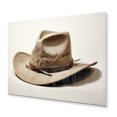 thumbnail image 2 of Designart "Cowboy Hat Simplicity Style VII" Cowboys Metal Art Print, 2 of 5