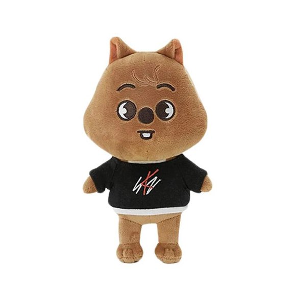 Jouets en Peluche Skzoo 20 cm Stray Kids Plush Wolf Chan Dessin Animé Animal en Peluche Poupée Kawaii Compagnon pour Enfants Adultes Fans Cadeau Han Quokka
