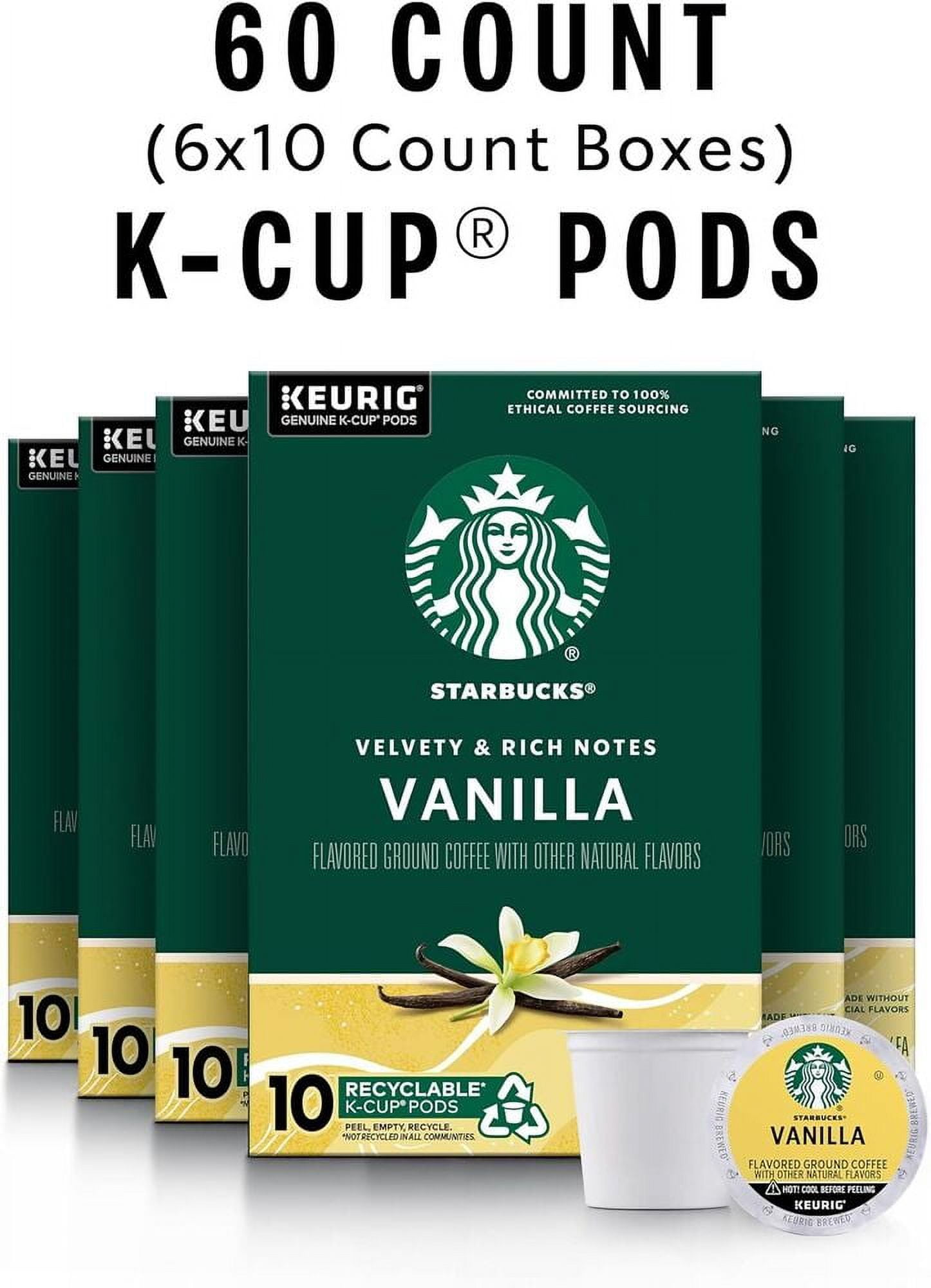 Vanilla Flavored Coffee 60  Count Keurig Kcups