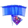 thumbnail image 4 of Bolsas de Regalo Bezall 50 Piezas Organza Azul Real 13x18 cm, 4 of 7
