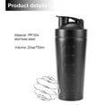 thumbnail image 2 of Protein shaker, longziming, Stainless steel, 750ml, Black, 2 of 6