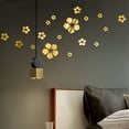 thumbnail image 6 of CCOCC Mirror Stickers,Space-Enhancing Effect Mirror for Bedroom,Scratch-Resistant Surface Mirror Tiles,Gold, 6 of 7