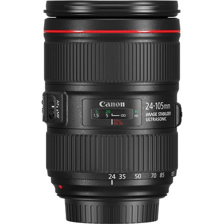 EF24-105mm F4L IS II USM Zoom Lens for Canon EOS DSLR Cameras - Black