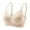 Beige, variant on Lixiuxyad Lift Bras for Women Push up Women's Comfortable And Transparent Shoulder Strap Cordless Backless Spongeless With Convertible Shoulder Straps