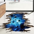 thumbnail image 3 of FNNMNNR Galaxy Planet Space Murals Wall Decal Creative 3D Cosmic Milky Way Floor/ Ceiling / Window Removable Wall Stickers Self-adhesive Wallpaper Decor for Home, 3 of 6