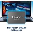 thumbnail image 2 of Lexar NQ100 480GB 2.5” SATA III Internal SSD, Solid State Drive, Up to 550MB/s Read (LNQ100X480G-RNNNU), 2 of 6