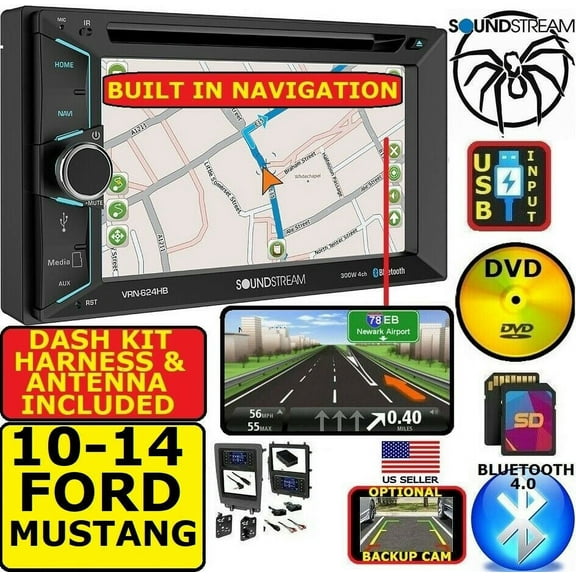 2010-2014 FORD MUSTANG GPS NAVIGATION SYSTEM CD DVD USB Bluetooth Radio Stereo