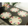 thumbnail image 3 of Doilies Set of 8 for Dining Table, Gold Table Linen, Table Placemats, 15 inches Round - The Maliana Collection - Home Decor, 3 of 8