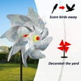 Reflective Pinwheels, 8Pack Extra Sparkly Pin Wheel for Garden Decor, Bird Repellent Devices