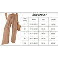 thumbnail image 4 of utcoco High Waisted Pants with Drawstrings for Women Casual Loose Wide Leg Linen Pants, 4 of 4