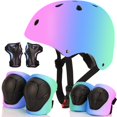 thumbnail image 1 of Casco de bicicleta ZLEIOUY con degradado de color ajustable para niños de 3 a 14 años, 1 of 6