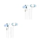 thumbnail image 1 of Sidaley Auricular con cable Auriculares para teléfono móvil con reducción de ruido en la oreja con conector de 3,5 mm Azul 2piezas, 1 of 6