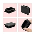 thumbnail image 5 of Flyshop 8PCS Rectangle Plastic Plugs Durable Pipe Plug Tubing End Caps Hole Plugs Tube Inserts, Floor Protectors Lamellar Plugs Chair Glide Sliders for Chair Leg Pipe, Black, 50 x 75 mm, 2" x 3", 5 of 6