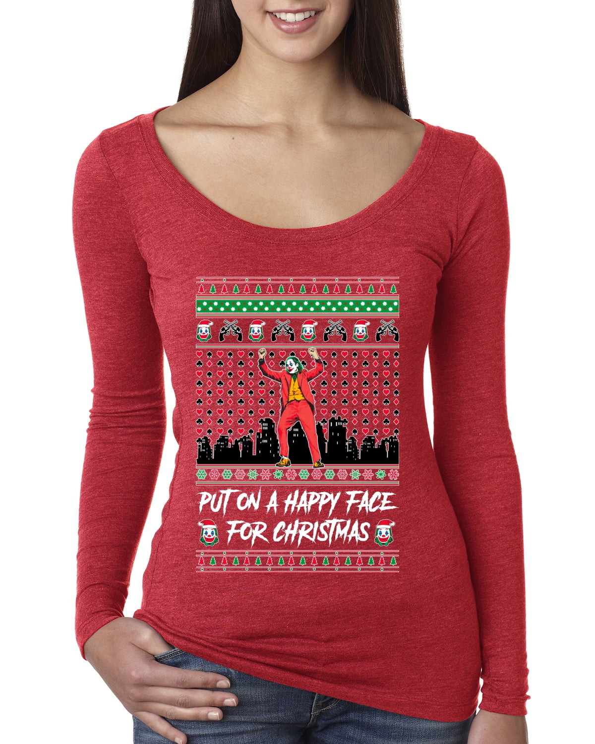 joker ugly sweater