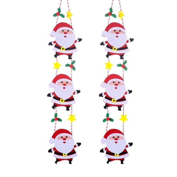 Gibobby Christmas Ladder Old Man Doll Pendant Christmas Day Decorations Mall Window(Multicolor)