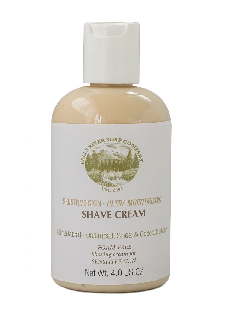 Sensitive Skin, FoamFree Shaving Cream for All Natural Moisturizing
