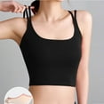 thumbnail image 1 of JMKQLZ Mode Camisoles Décontractées d'Été pour Femmes Couleur Unie à Bretelles en Forme de U, 1 of 6