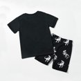 thumbnail image 5 of UngA Toddler Summer Clothes for Boys 2T 3T 4T 5T Kids Truck Embroidery Short Sleeve T-Shirt Tops and Plaid Shorts Set Toddler Boy Outfits (Black,2-3 Years), 5 of 7