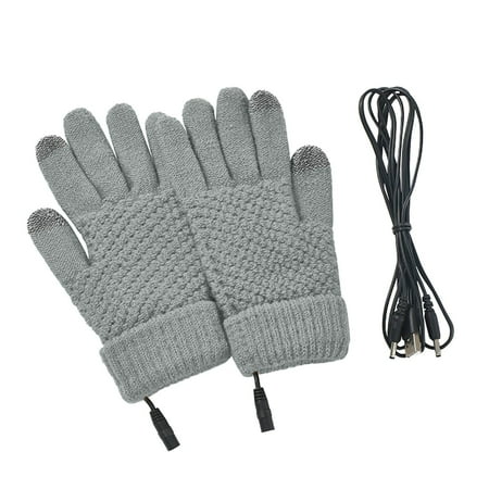

Off Promotions! Alofun Winter Electric Heating Warm Gloves Usb Gloves Plush Mobile Power Computer Electric Heating Gloves Work Gloves Home Essentials Clearance Sale 1 Pair of Usb Heated Gloves