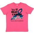 thumbnail image 3 of Inktastic We'll Beat Cancer Together- Colon Cancer Awareness Youth T-Shirt, 3 of 5