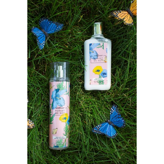 So French Body Mist and Lotion Set, Wildflower Forget Me Not Bath & Body