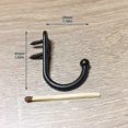thumbnail image 2 of 10pcs Single Hooks Hooks Coat Rack Equipped With Mounting Screws, 2 of 4