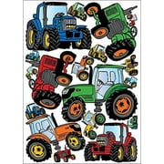 PRESTO WALL DECALS Tractor Wall Decals Stickers Presto Chango Decor Multicolored Tractors Wall Decor