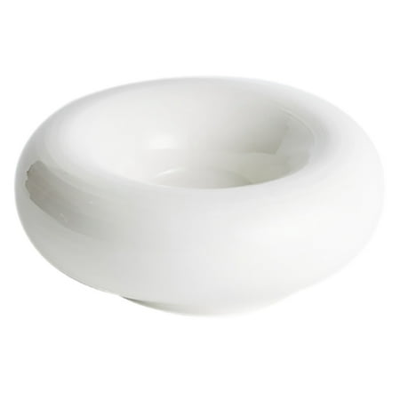 

1Pcs Round Thick Vegetable Plate Pure White Western Dinner Plate Pasta Plate Ceramic Disc Heat Preservation Dish C
