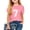 Pink, variant on Eltusu Girls T-shirts, Crew Neck Casual Pullover Athletic Short Sleeve Tops Pink Size 10-12 T