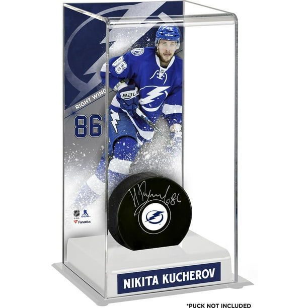 Nikita Kucherov Tampa Bay Lightning Deluxe Tall Hockey Puck Case
