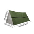 thumbnail image 3 of Ohmyroo Abri d'Urgence de Camping Extérieur Tente Réfléchissante Chaleur Sac de Sécurité, 3 of 6