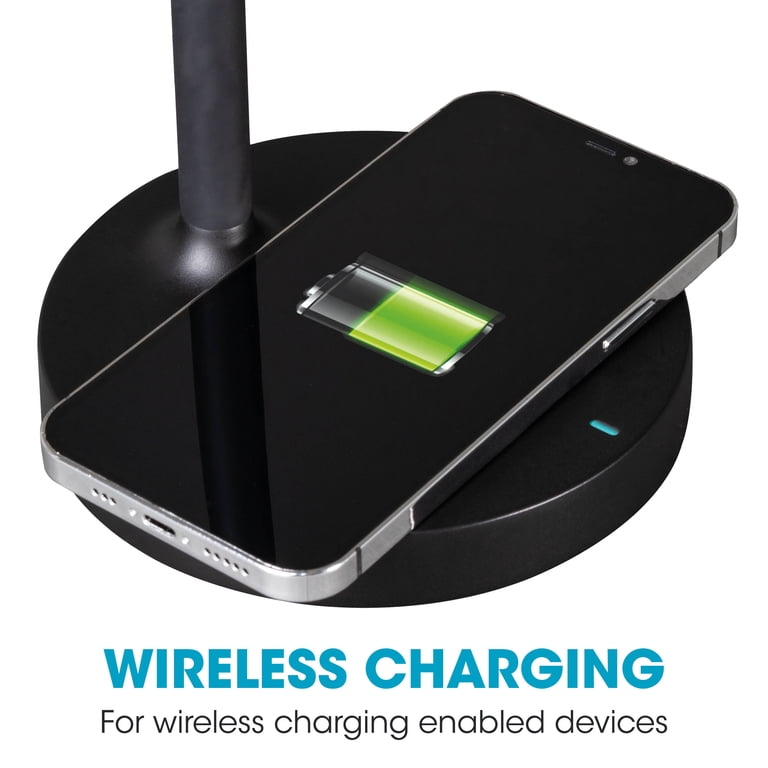 OttLite Gleam LED Desk Lamp with Wireless Charging photo 3