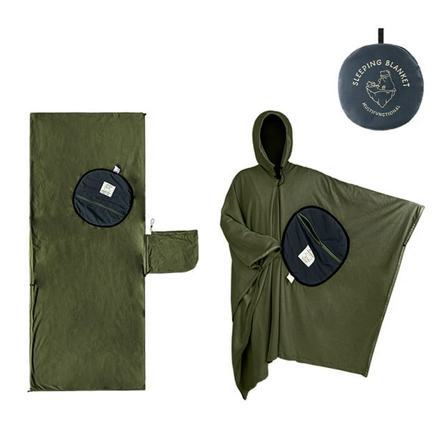 Outdoor Wearable Cloak Sleeping Bag Multi-Purpose Portable Warming Sleeping Bag