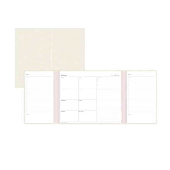 Day Designer for Blue Sky Folio, 8.5x7.25, Pearlized Cream