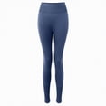 thumbnail image 5 of UngA 3D Compression Leggings Cellulite Leggings Women High Waist Seamless Push Up Opaque Tummy Control Sport Pants Fitness Workout Women's Leggings Dark Blue,M, 5 of 5