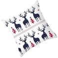 thumbnail image 2 of Matsuzay 2020 nueva funda de almohada decoración navideña para el hogar Reno Santa Claus árbol funda de cojín adorno navideño regalo de Navidad Año Decoración del hogar #5 Matsuzay HA000414-05B, 2 of 6