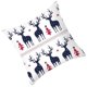 thumbnail image 1 of Wosthever 1 funda de almohada, decoración navideña para el hogar, Reno, Papá Noel, funda de cojín de árbol, adorno navideño, regalo de Navidad 2020, Decoración del hogar #5 Wosthever HA000414-05B, 1 of 6