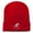 Red, variant on Ski Team Logo Embroidered Long Knit Beanie - Red OSFM